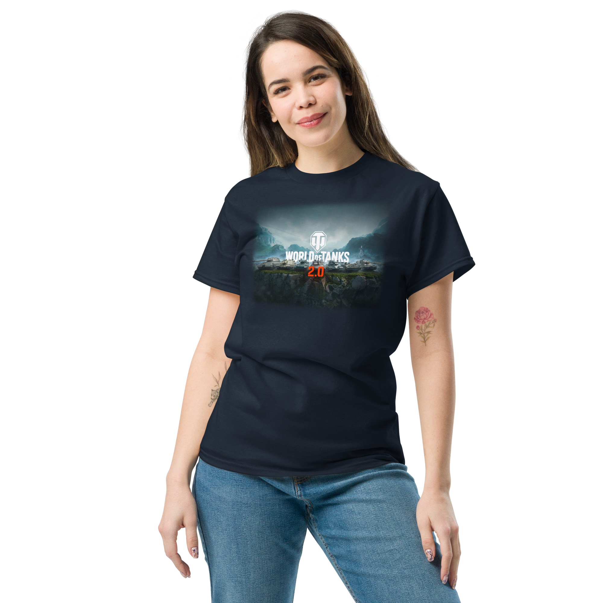 World of Tanks 2.0 Ridgeline Tee t-shirt blu navy