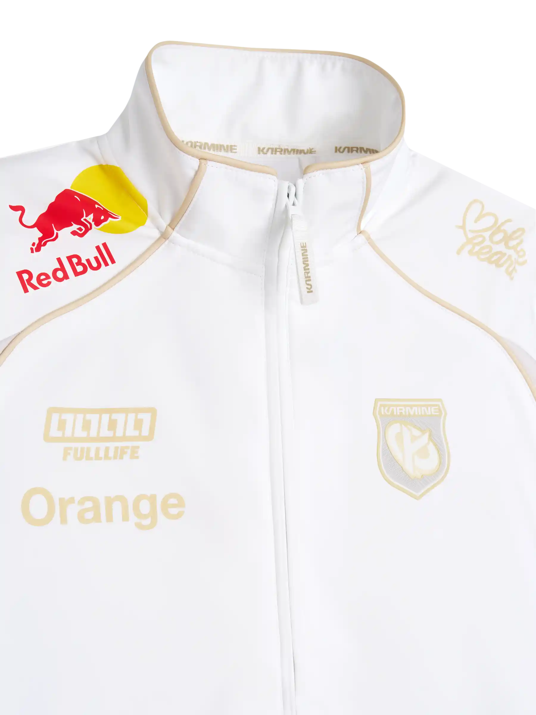 Karmine Corp Worlds Jacket 2026 giacca bianca loose