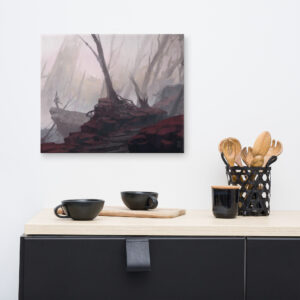 The Game Kitchen Red Forest quadro su tela