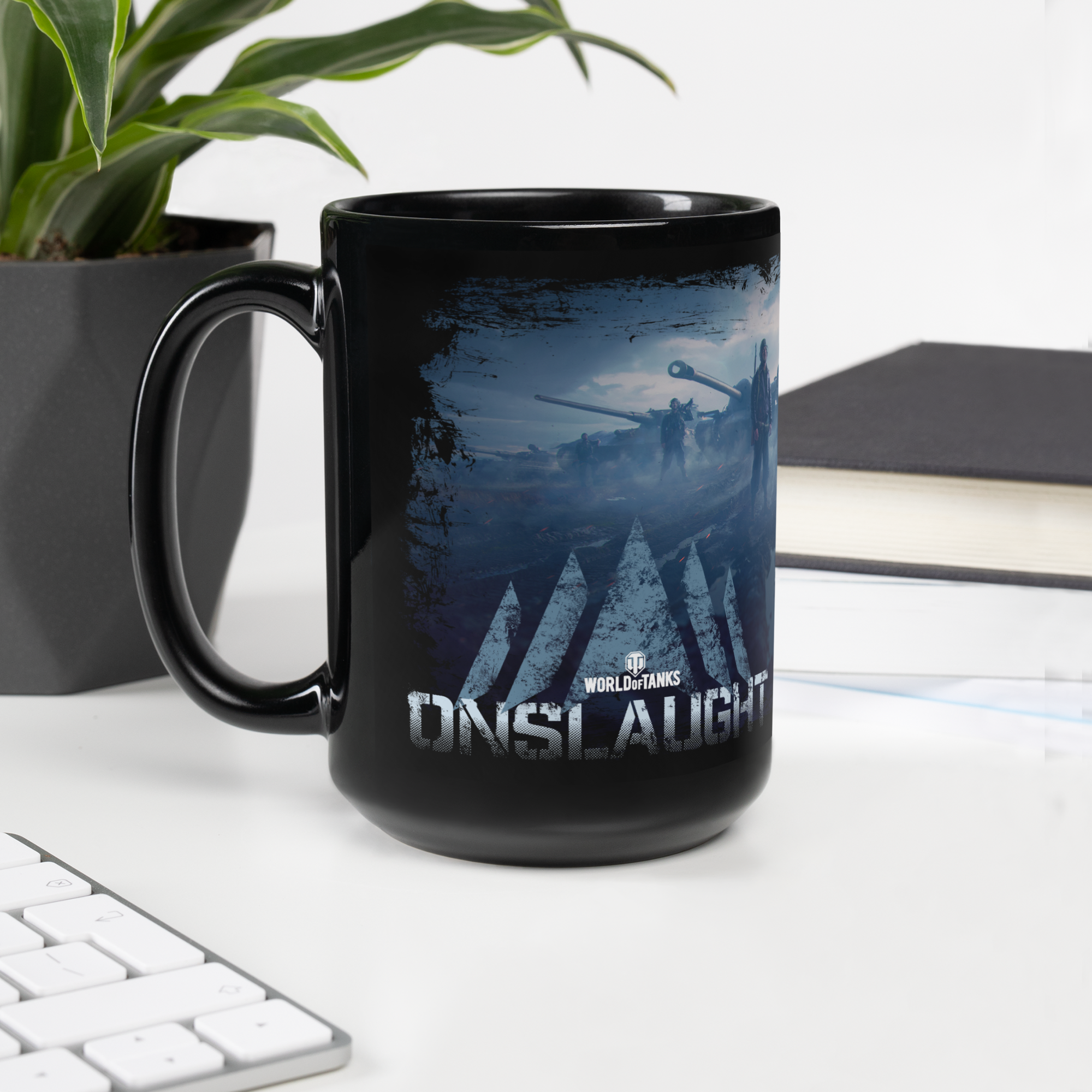 World of Tanks Onslaught 2025 tazza ceramica 15 oz
