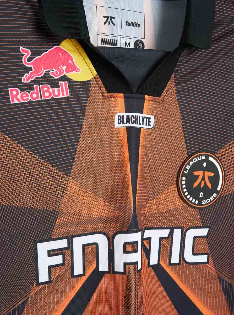 Maglia Fnatic Worlds 2025 ufficiale traspirante