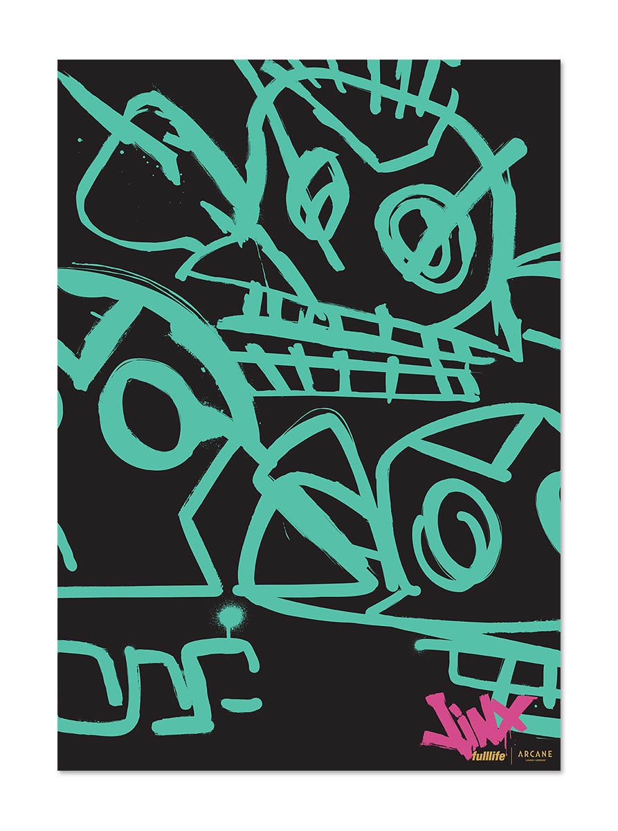 Fulllife Jinx Tag poster A2 42x59,4 graffiti ufficiale