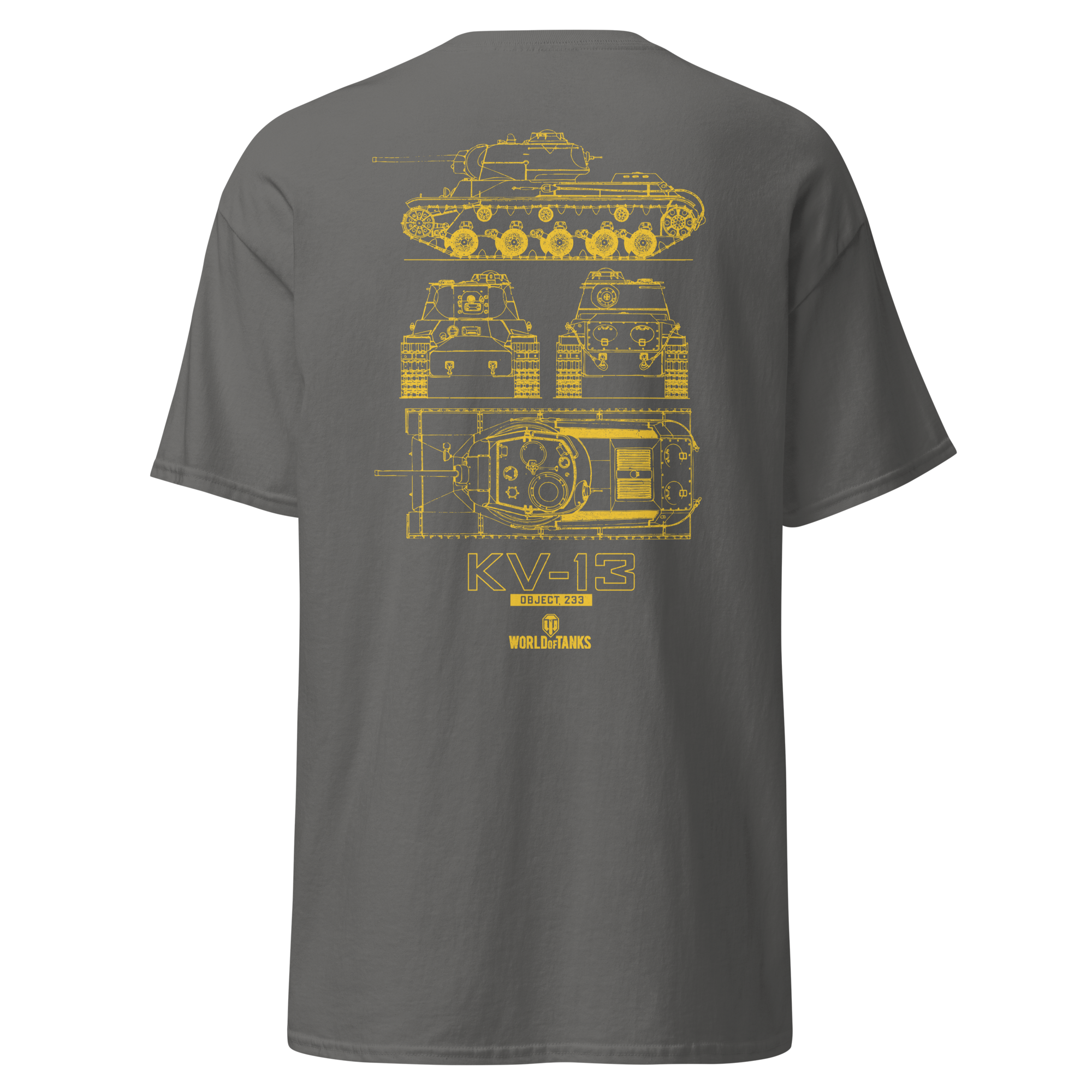 World of Tanks Blueprint KV-13 maglietta cotone unisex