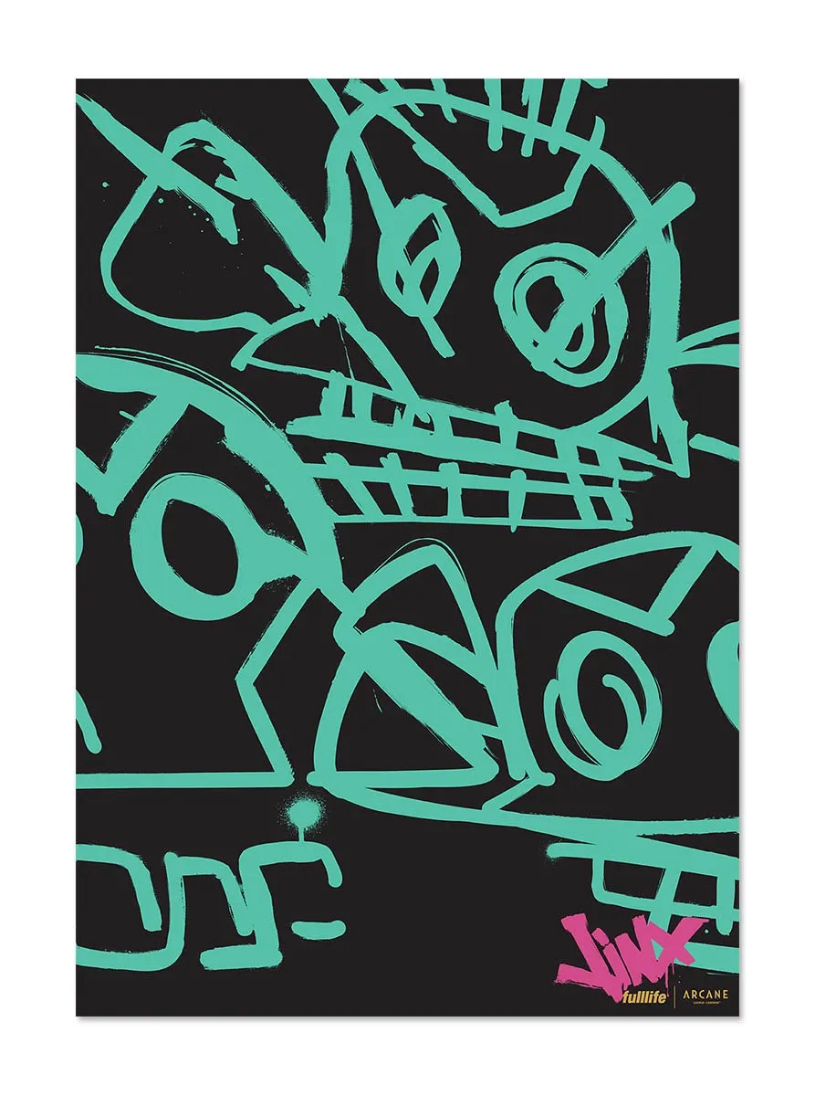 Fulllife Jinx Tag poster A2 42x59,4 graffiti ufficiale