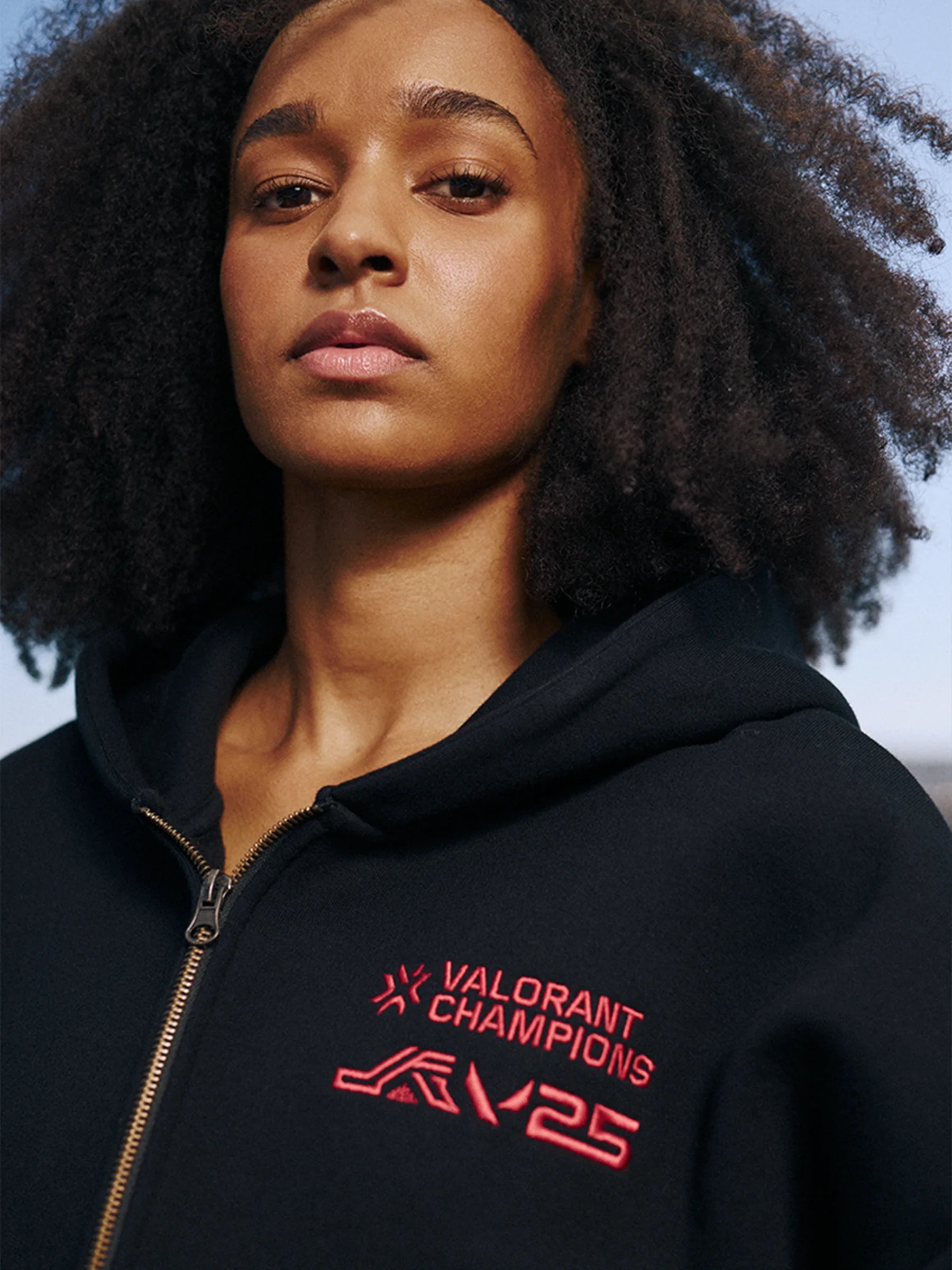VCT Born to Burn Paris 2025 felpa zip nera