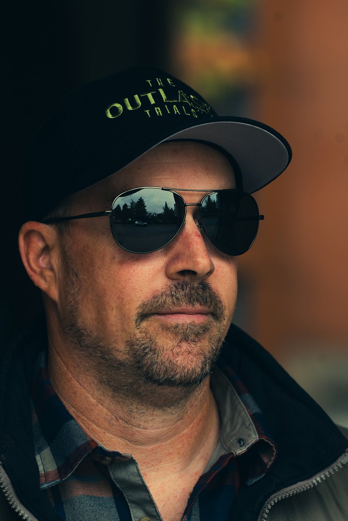Red Barrels Leland Coyle occhiali da sole aviator con custodia
