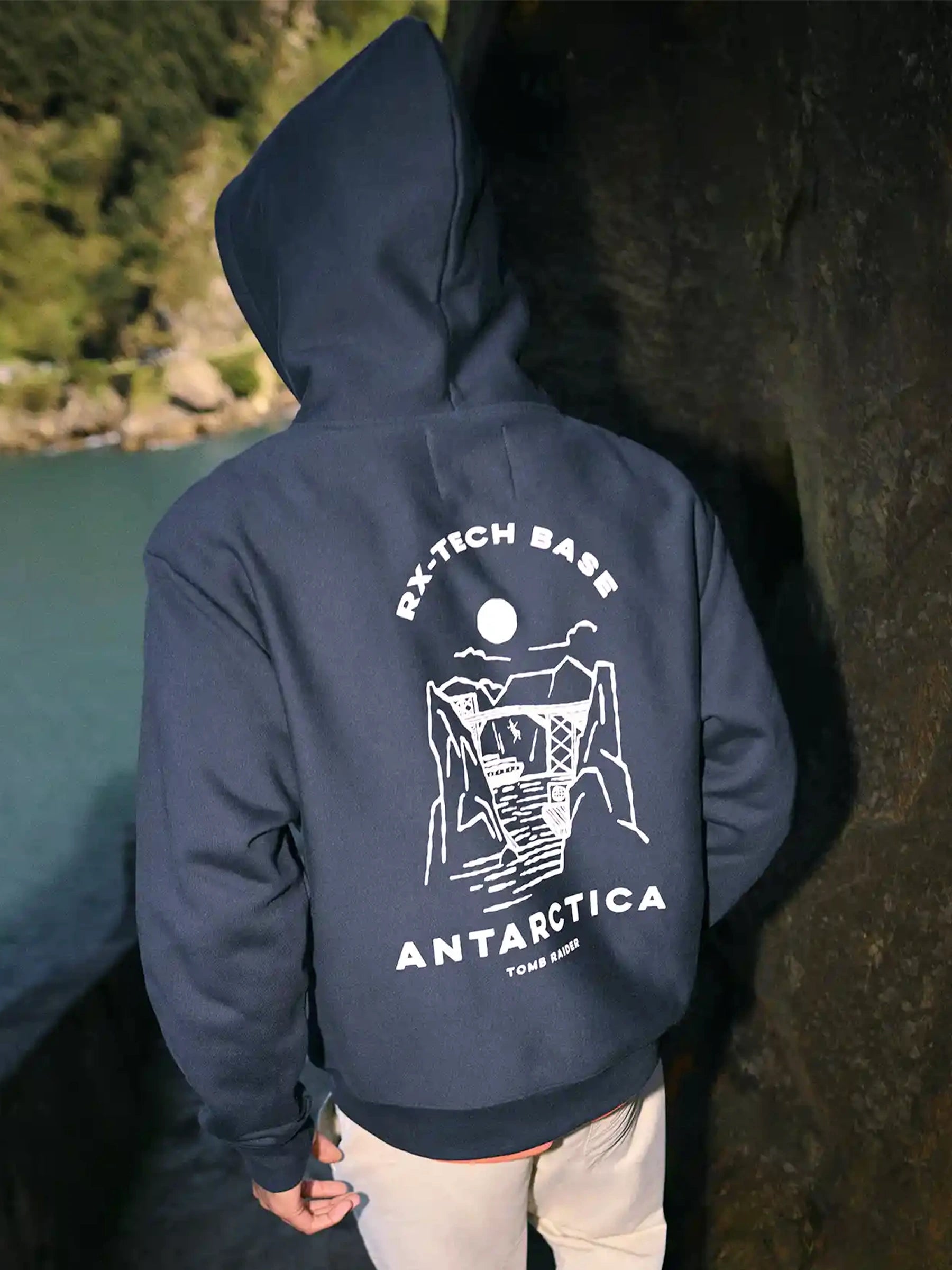 Fulllife Tomb Raider RX-Tech felpa cappuccio M cotone bio