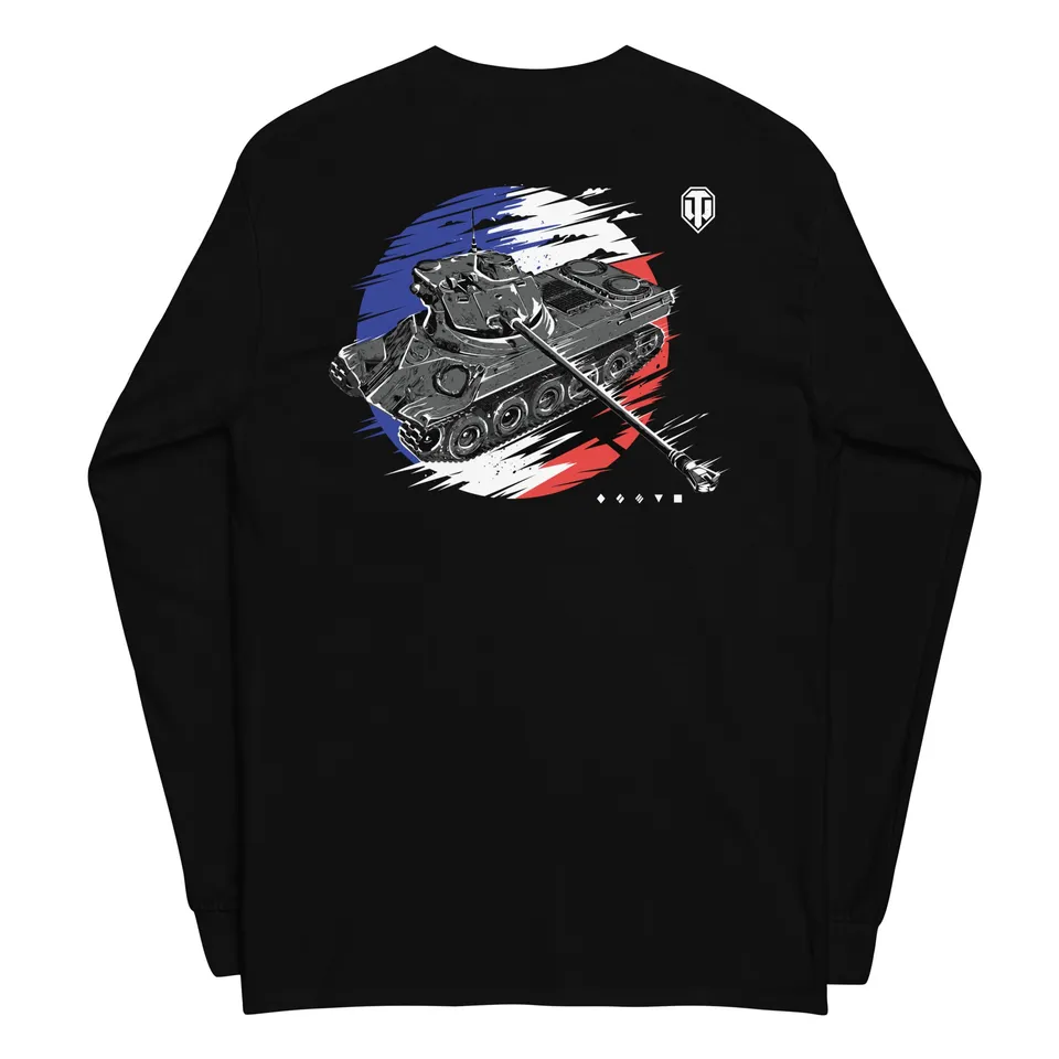 World of Tanks Lorraine maglia maniche lunghe cotone