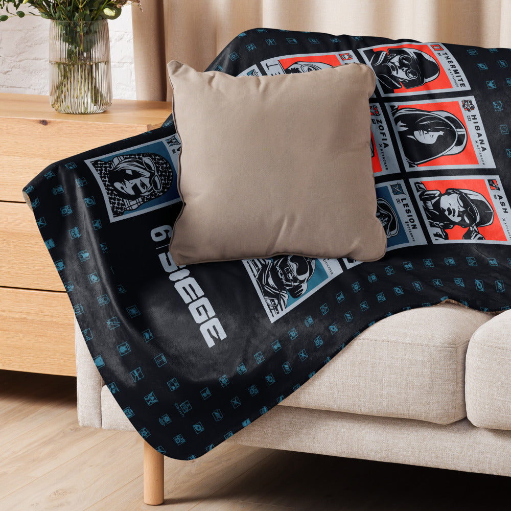 Ubisoft Rainbow Six Siege Operators coperta sherpa 127x152 cm
