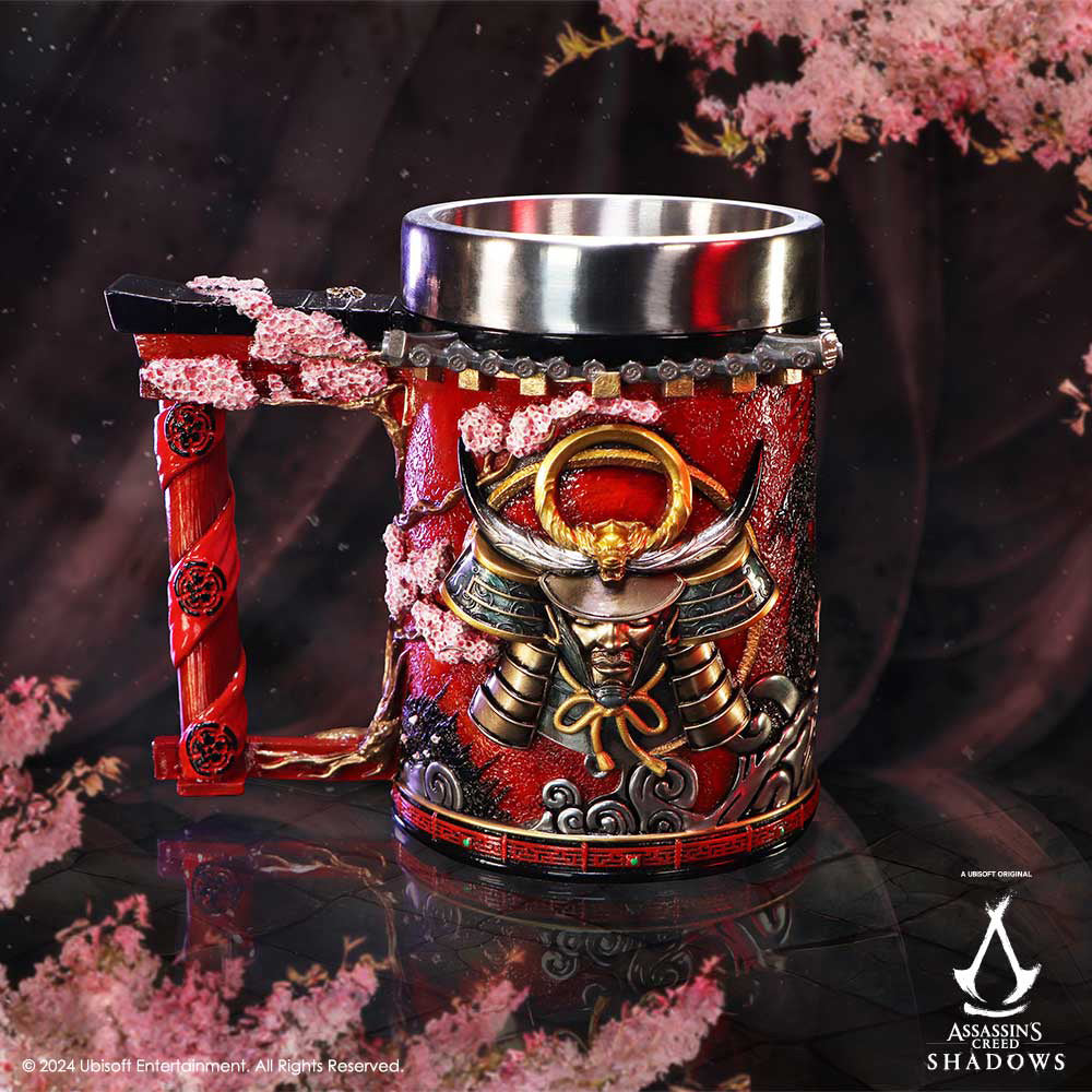 Ubisoft Assassin's Creed Shadows boccale tankard Naoe resina