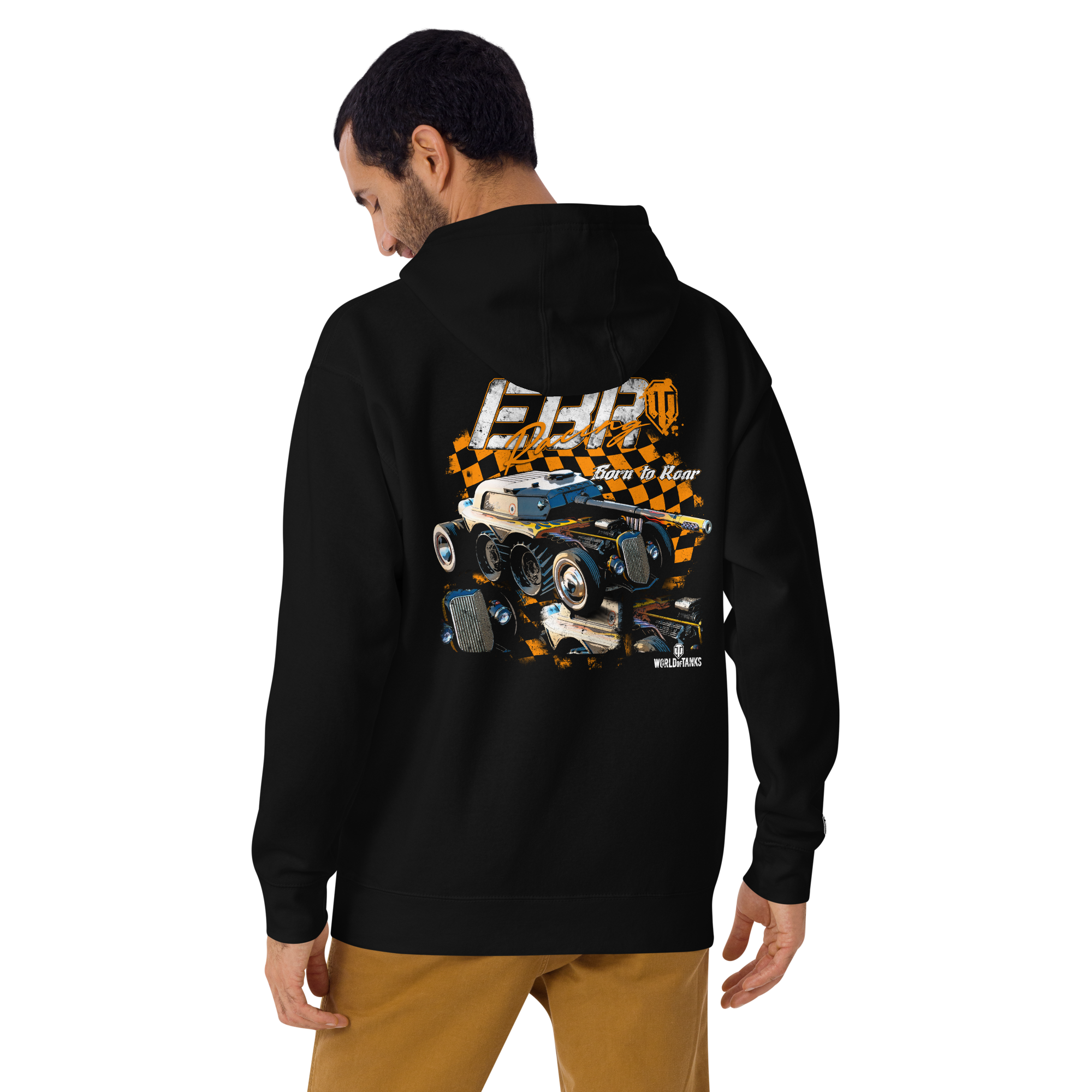 World of Tanks EBR Racing felpa con cappuccio cotone unisex