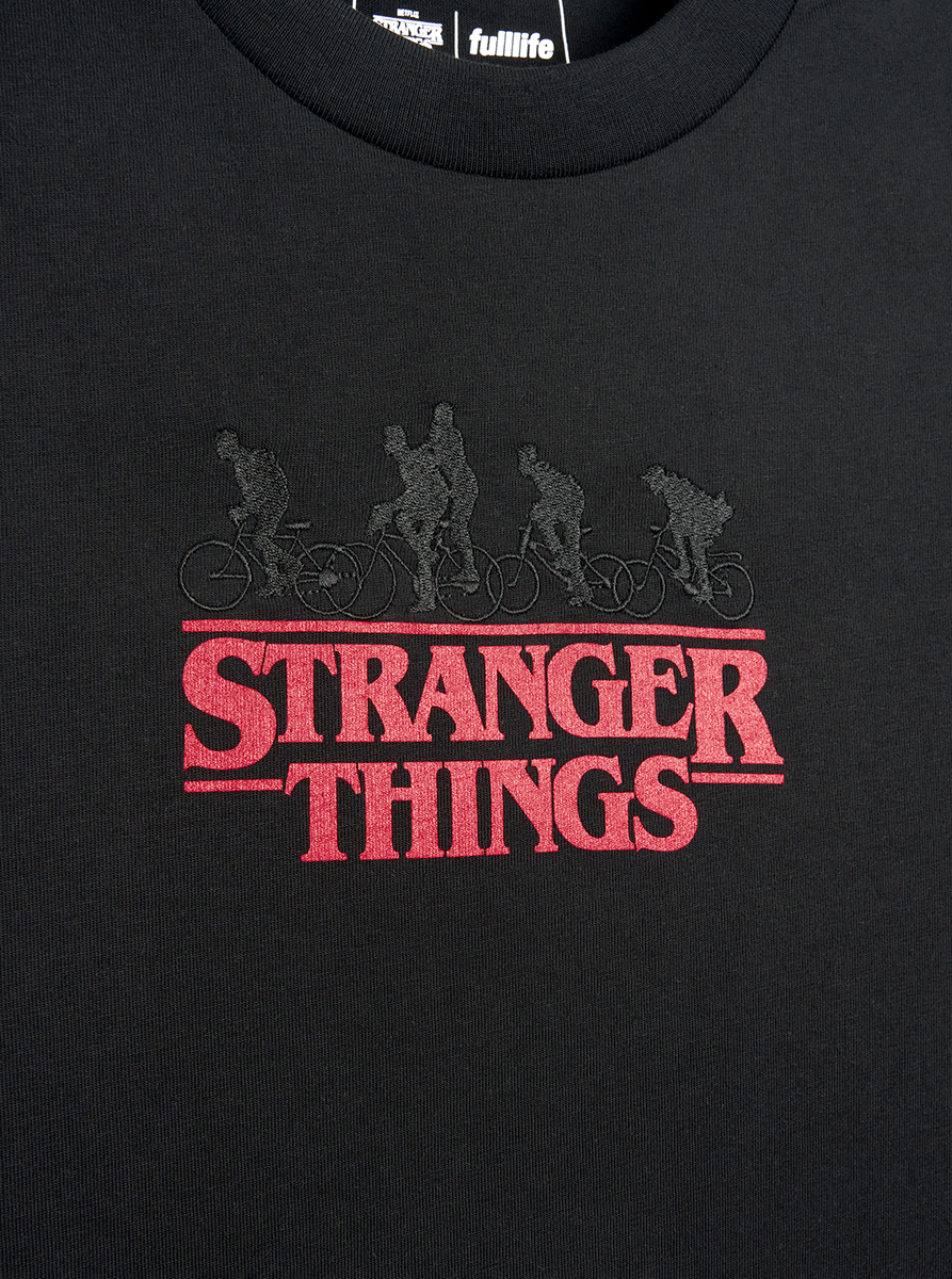 Stranger Things T-shirt maglietta Hawkins cotone bio