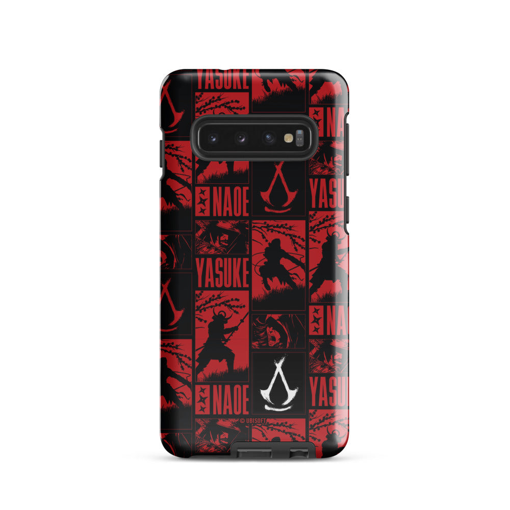 Ubisoft Assassin's Creed Names cover Samsung S24 Ultra doppia protezione