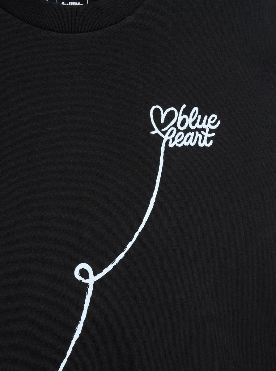Karmine Corp Blue Heart maglietta cotone bio