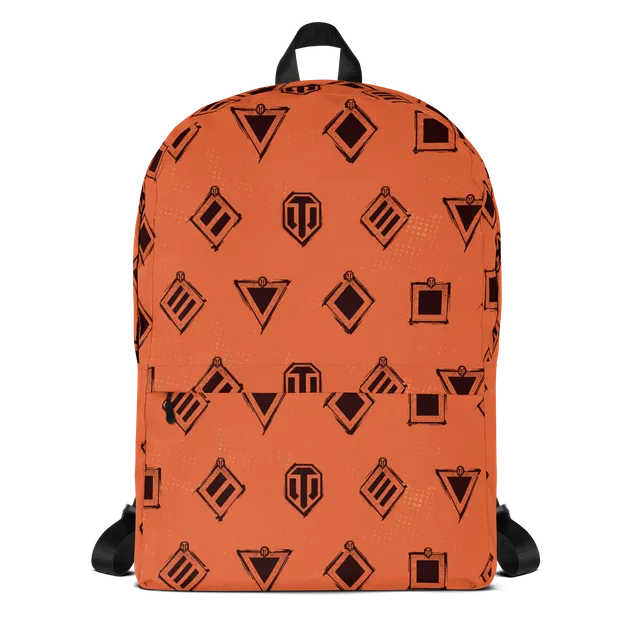 World of Tanks Shapes zaino scuola 15 pollici idrorepellente