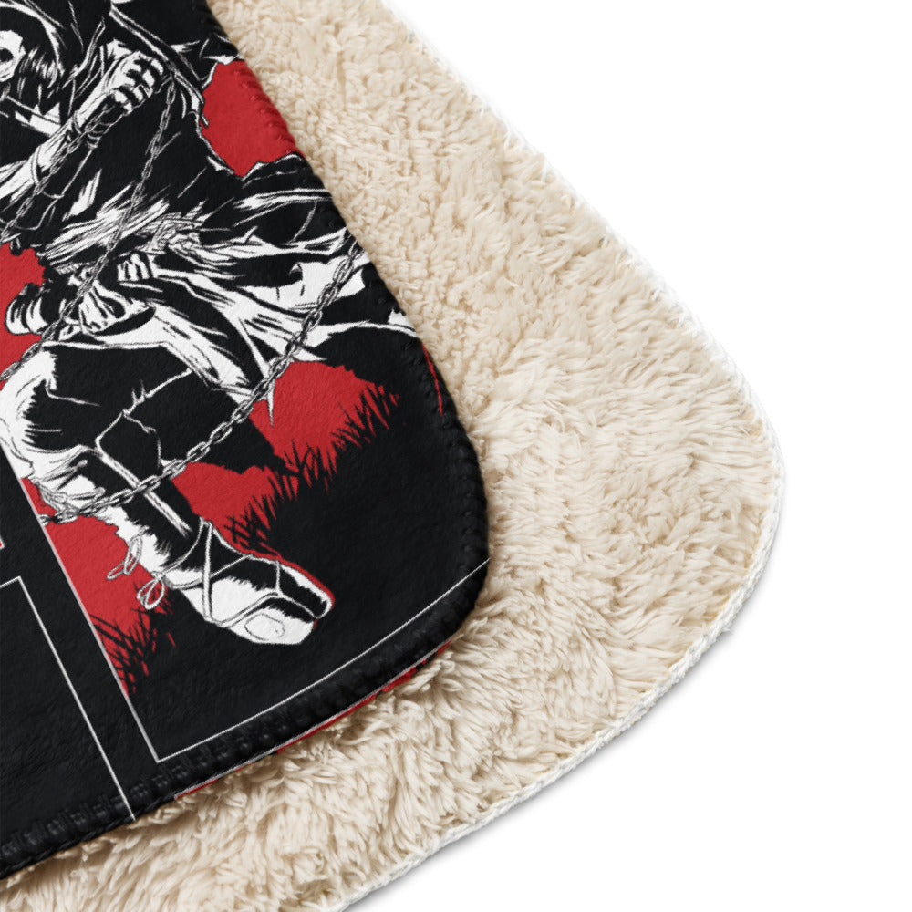 UBICollectibles Assassin's Creed Shadows coperta sherpa Yasuke Naoe