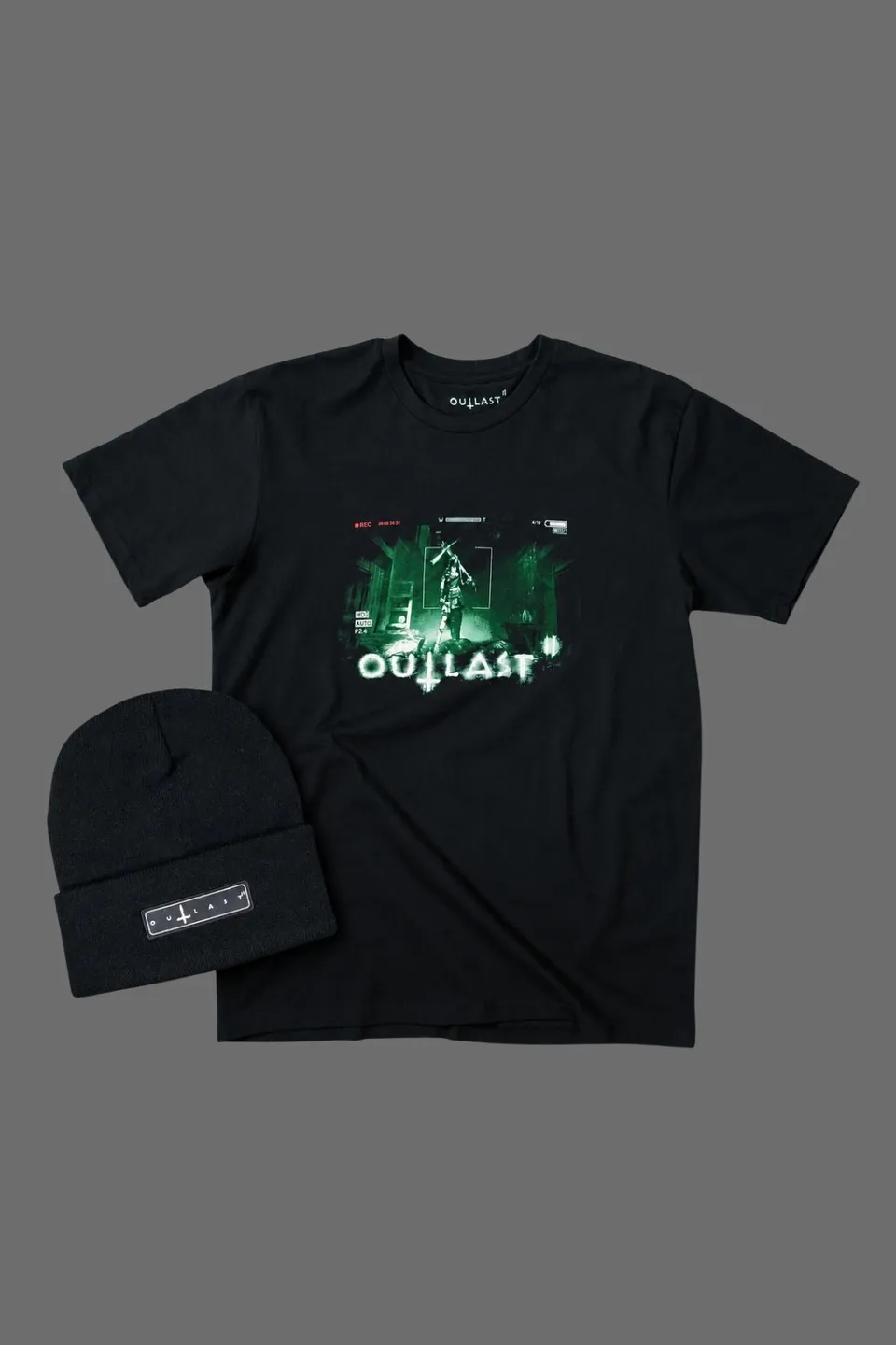 Red Barrels Outlast 2 maglietta taglia M + berretto ufficiale