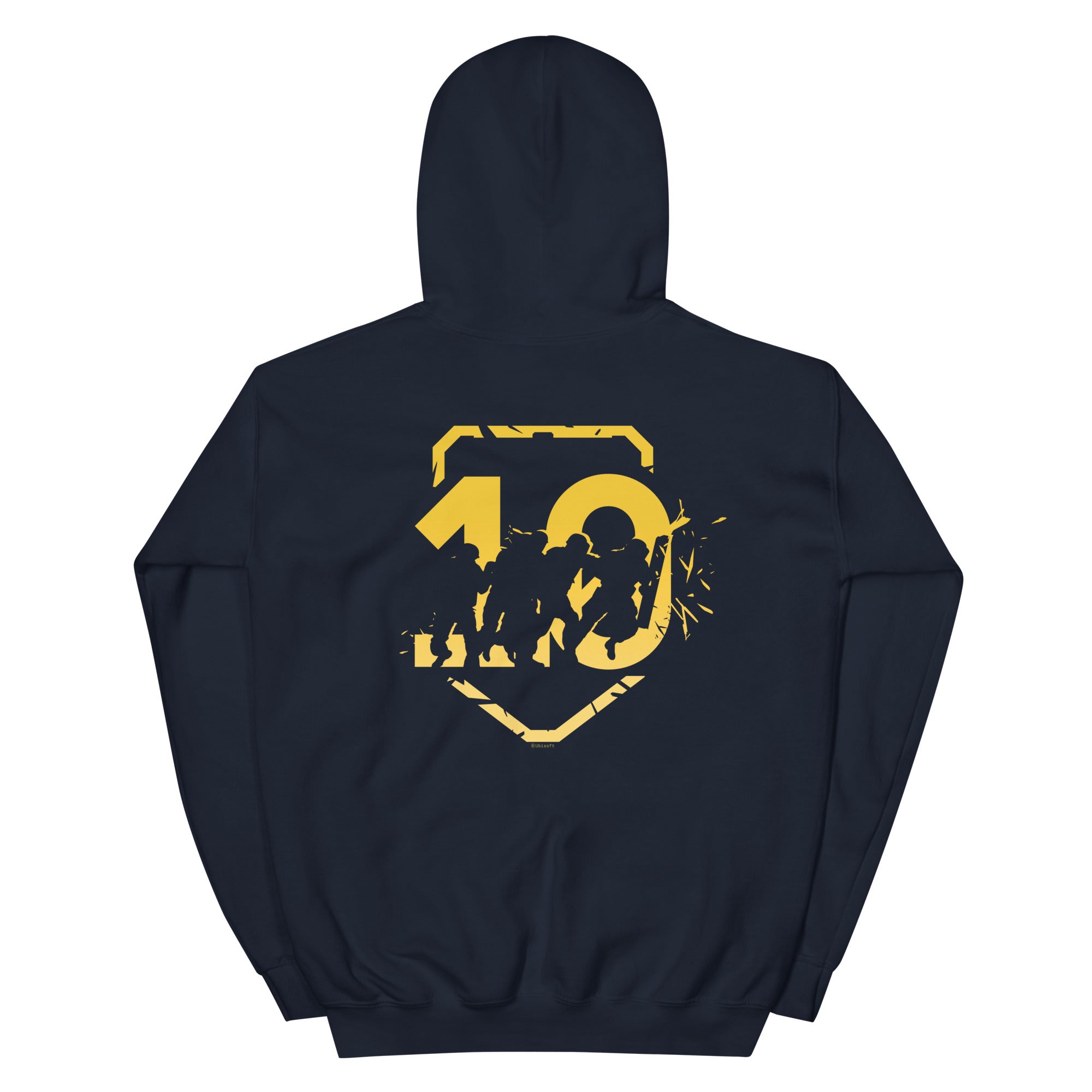 Rainbow Six Siege 10th Anniversary felpa cappuccio nera