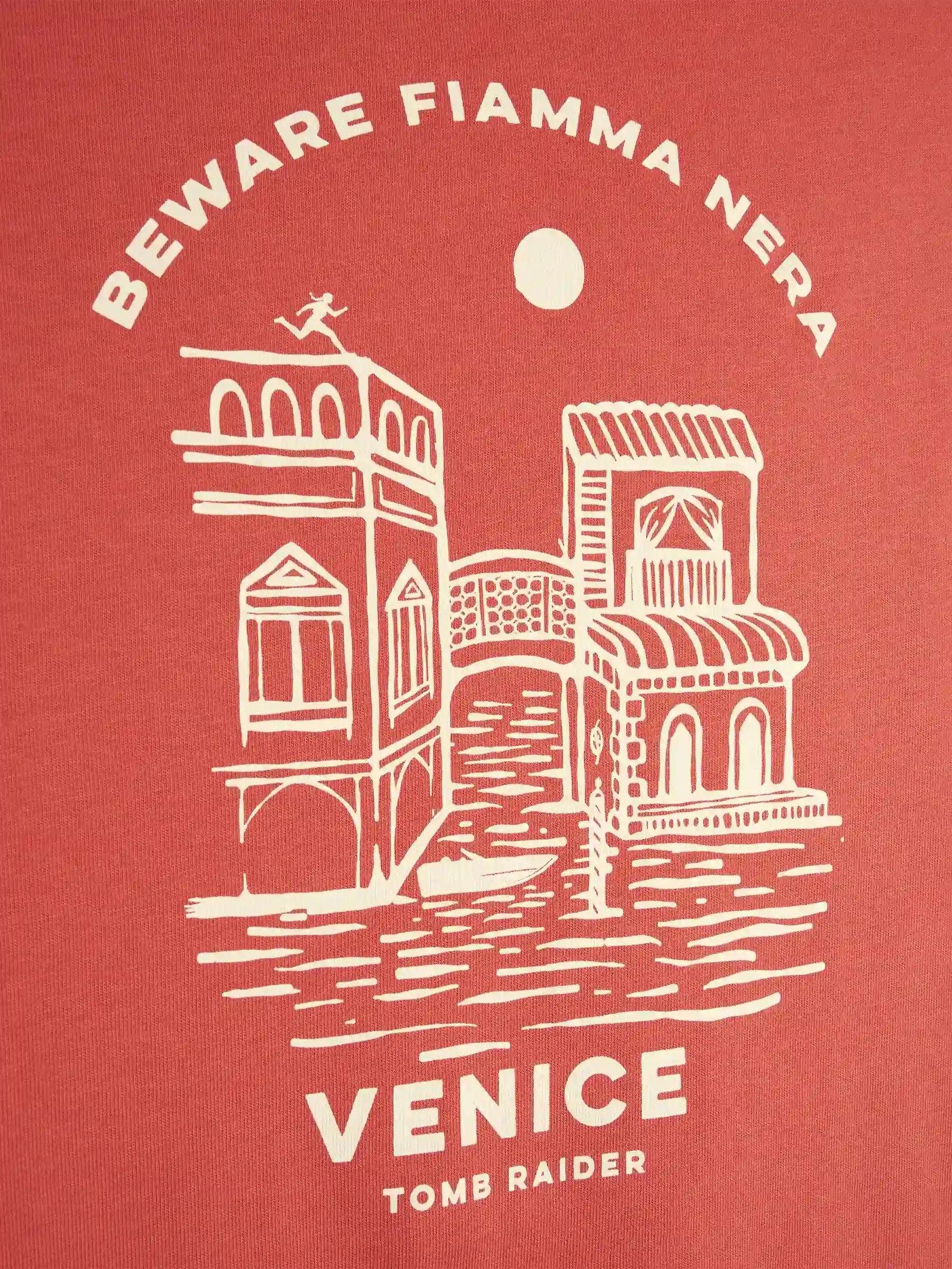 Tomb Raider Venice t-shirt uomo cotone organico