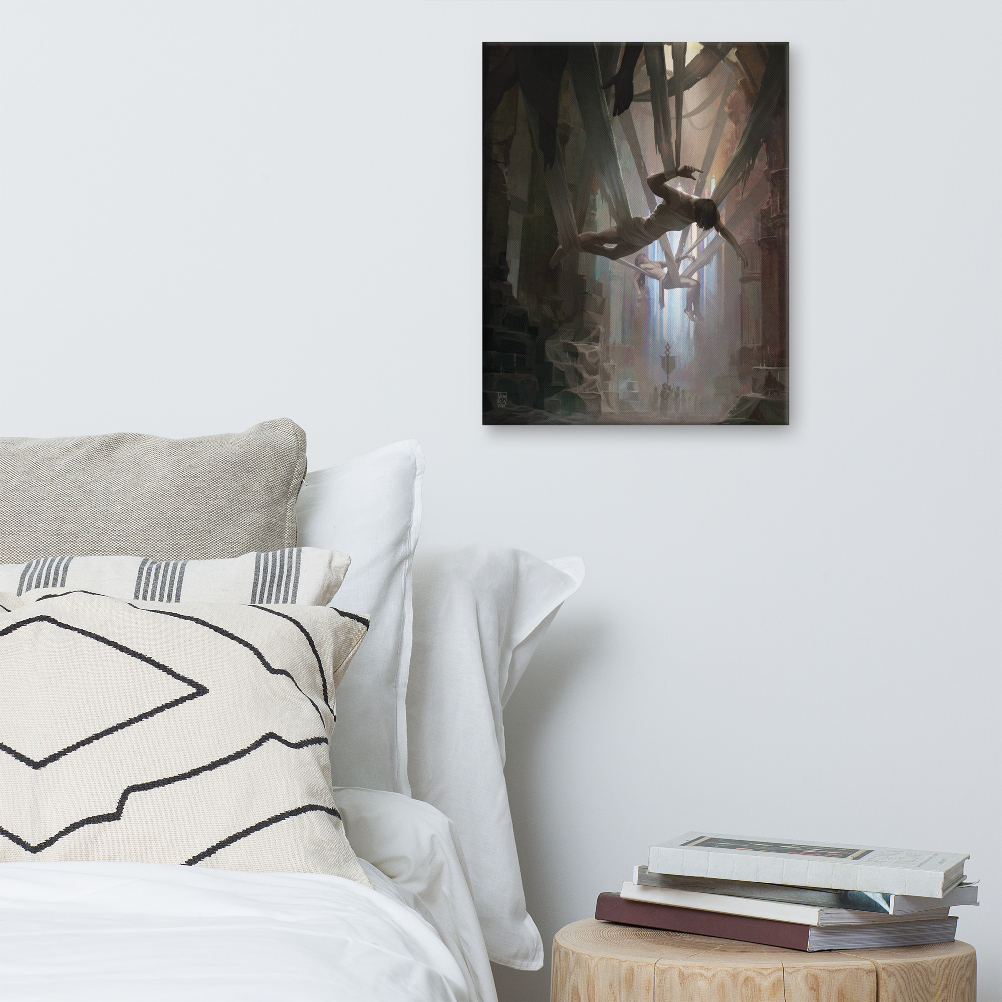 The Game Kitchen Blasphemous Sleeping Martyrs tela canvas