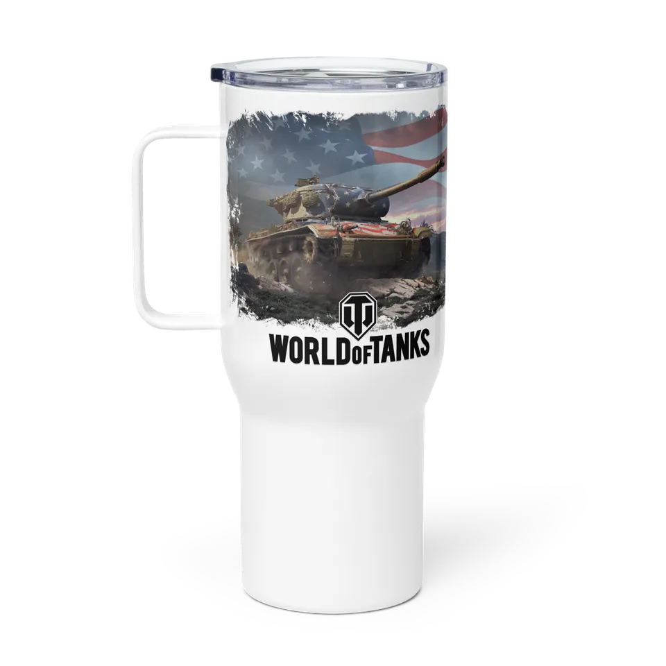 World of Tanks July 4th T78 travel mug acciaio 739 ml