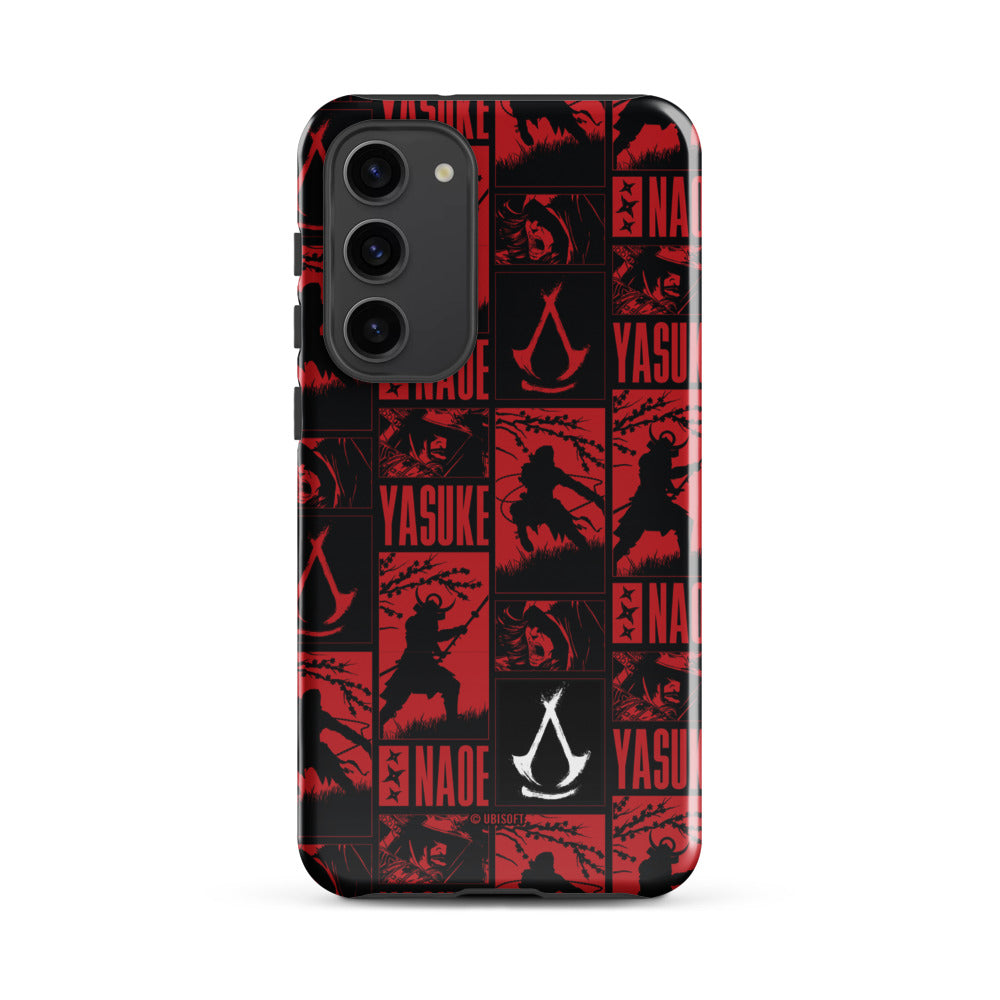 Ubisoft Assassin's Creed Names cover Samsung S24 Ultra doppia protezione