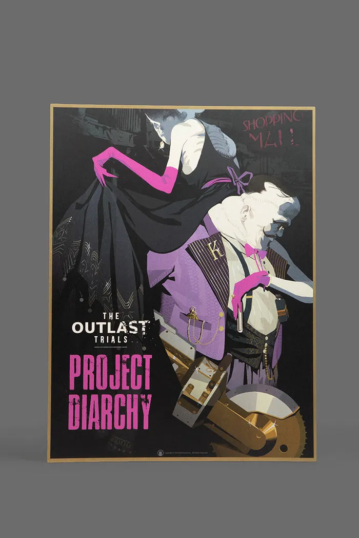 Red Barrels Outlast Project Diarchy poster 18x24 ufficiale