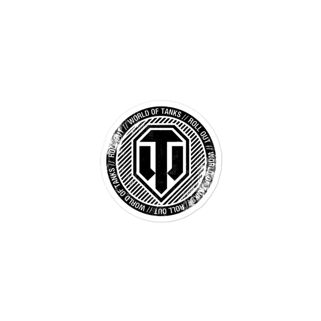 World of Tanks Badge adesivo vinile 10x10 cm coprente