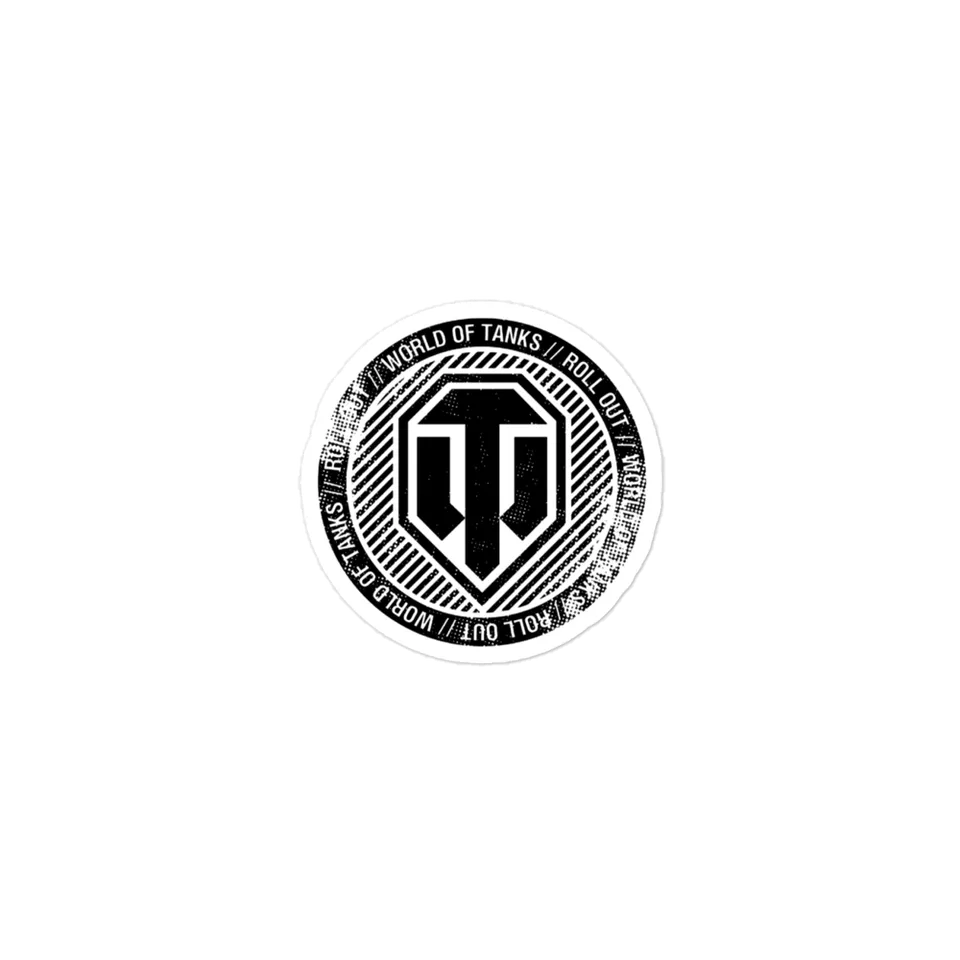 World of Tanks Badge adesivo vinile 10x10 cm coprente