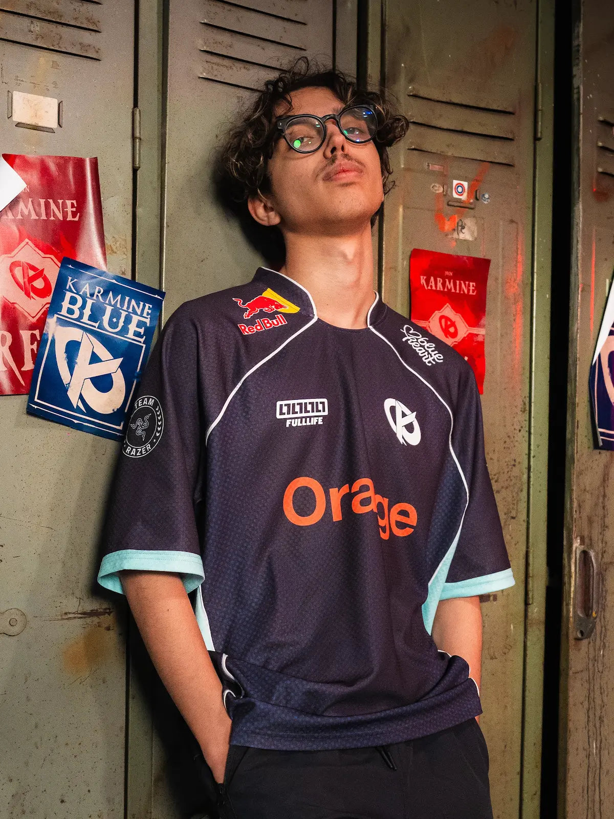 Karmine Corp Pro Jersey 2026 maglia blu boxy fit