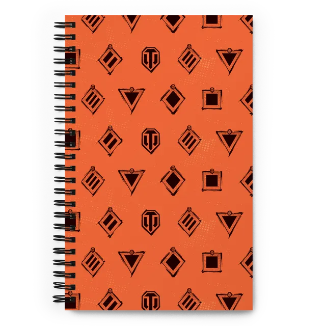 World of Tanks Shapes quaderno spiralato puntinato