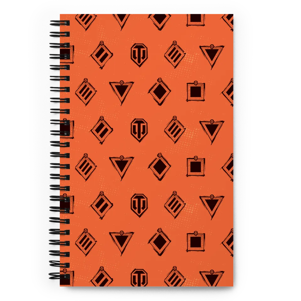 World of Tanks Shapes quaderno spiralato puntinato