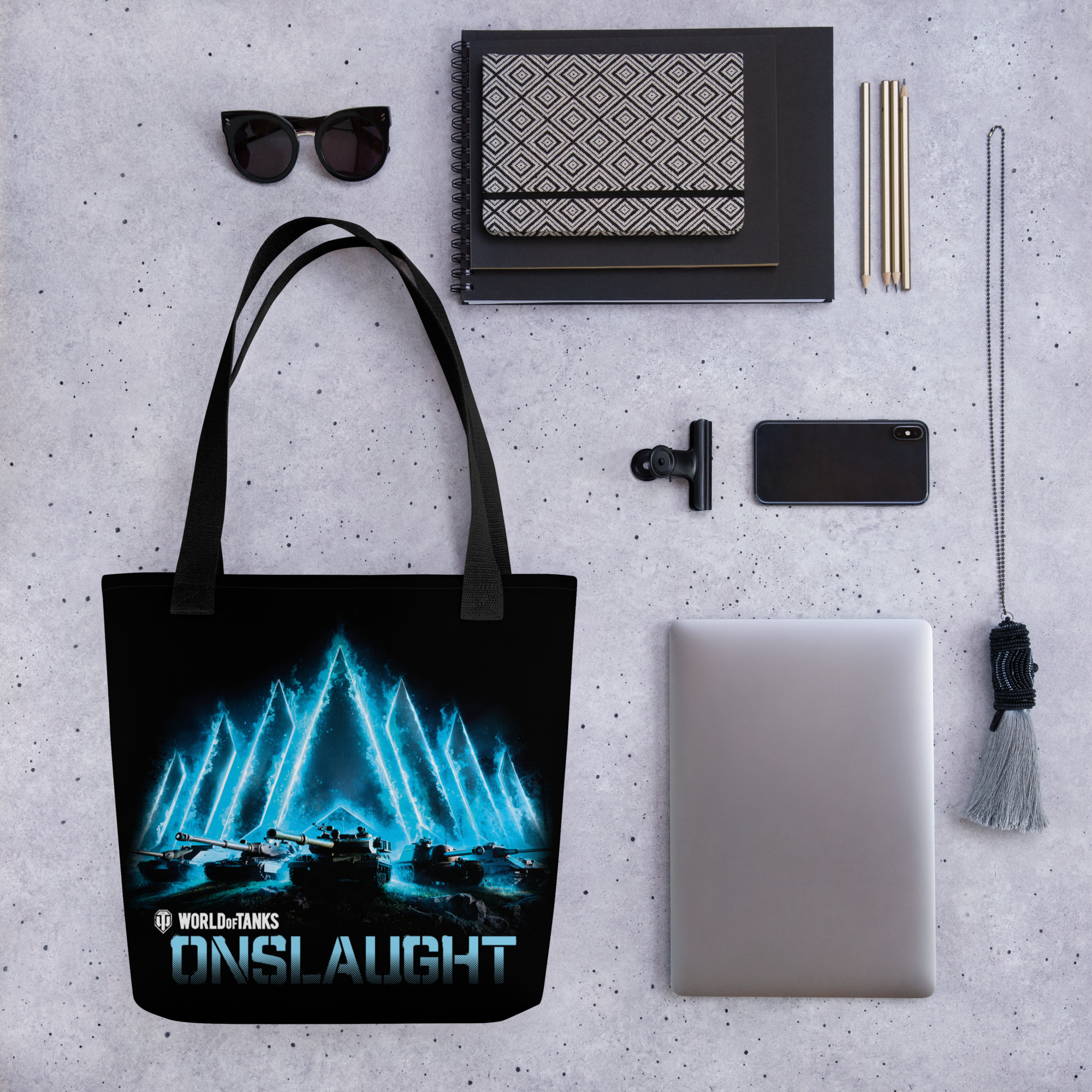 World of Tanks Onslaught shopper 38x38 cm