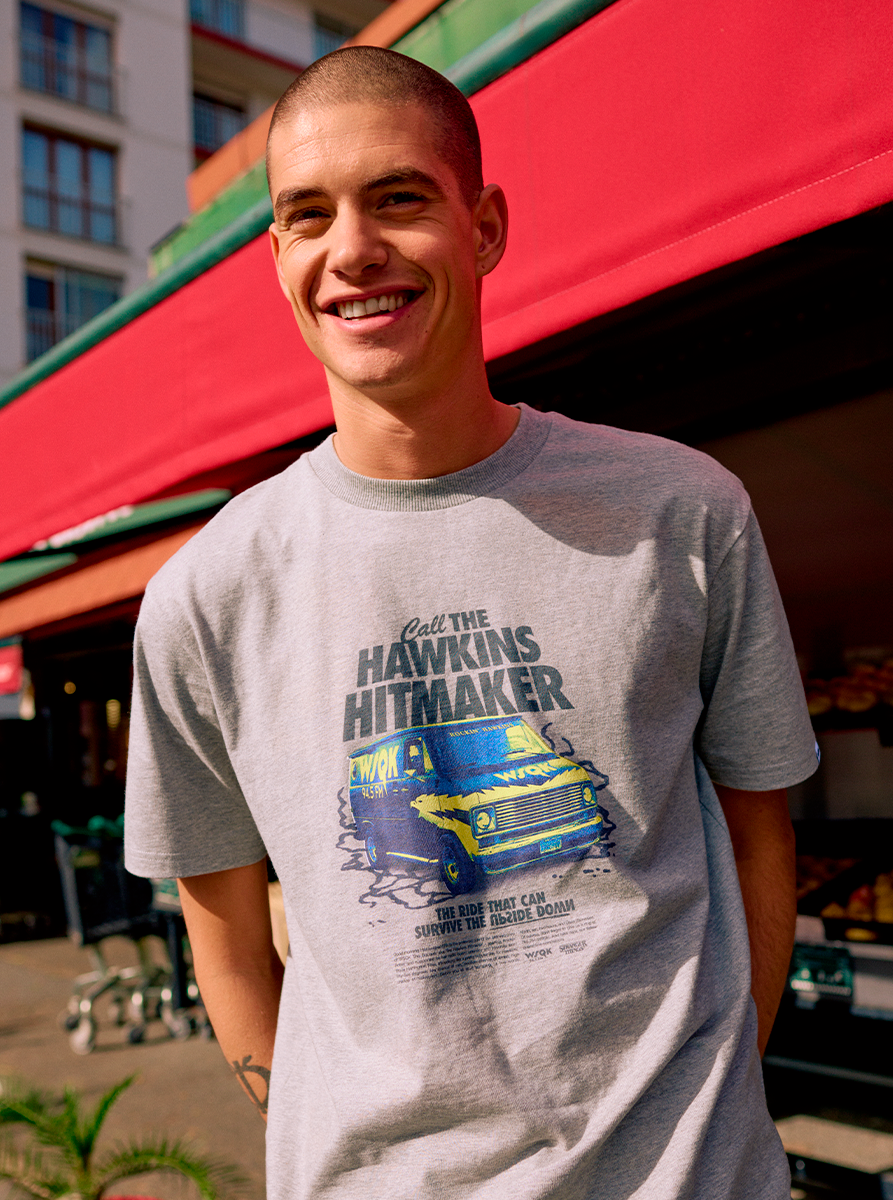 Fulllife WSQK Radio t-shirt Stranger Things cotone