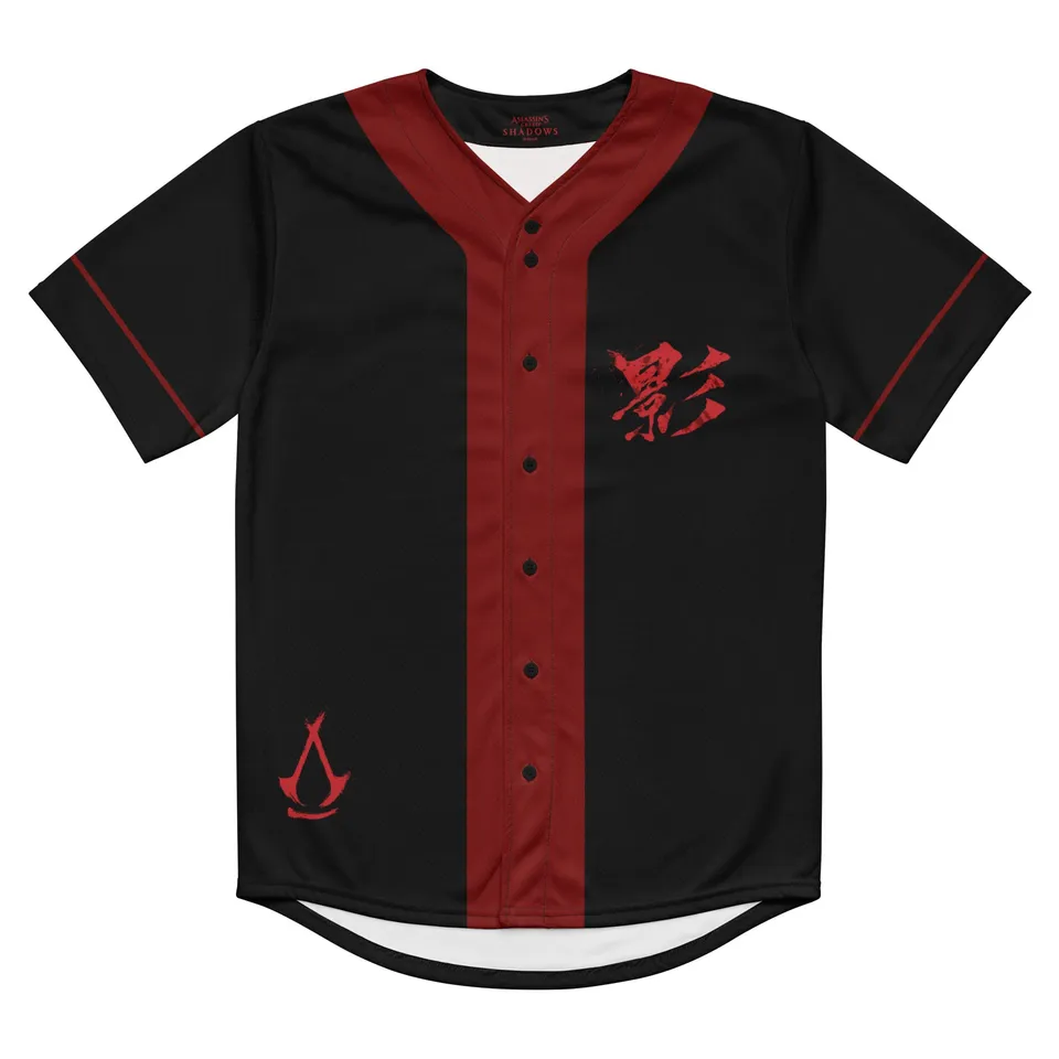 Ubisoft Assassin's Creed Shadows jersey baseball personalizzata