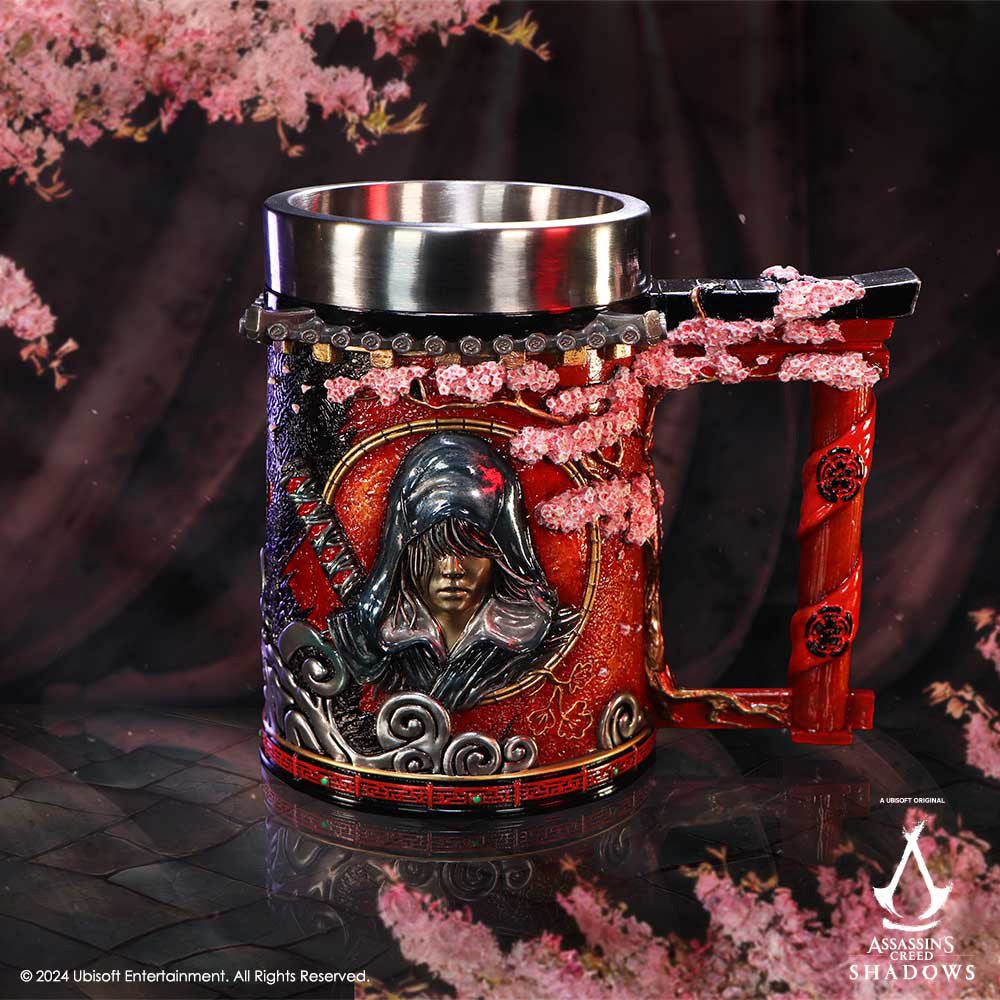 Ubisoft Assassin's Creed Shadows boccale tankard Naoe resina