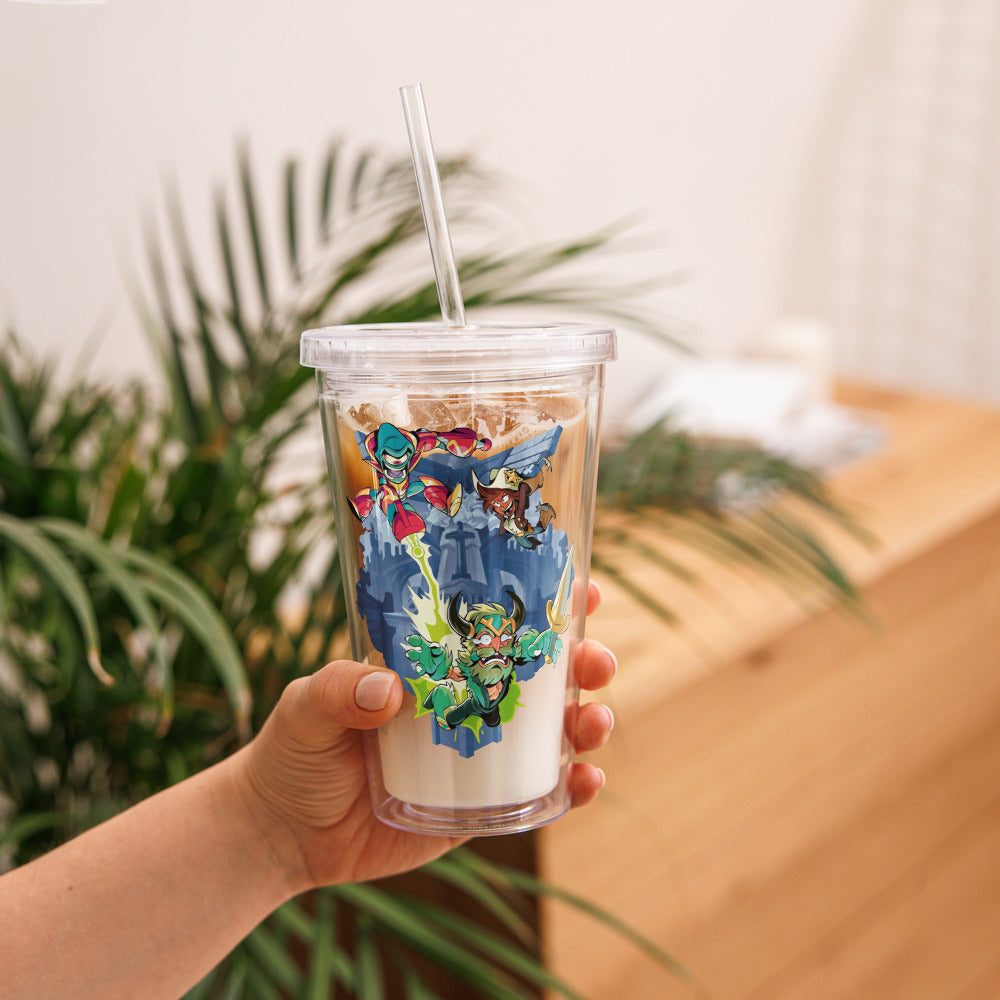UBICollectibles Brawlhalla Characters tumbler 16 oz con cannuccia