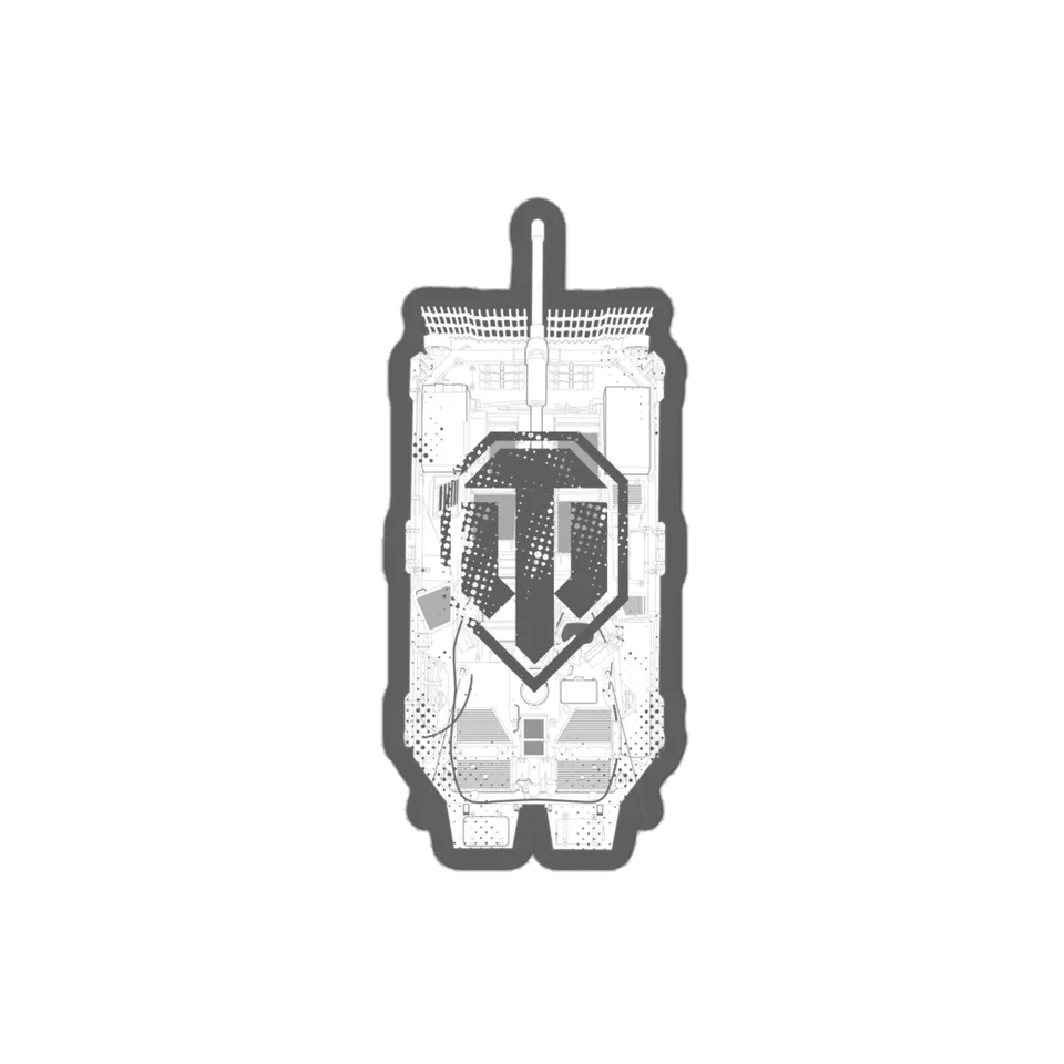 World of Tanks Halftone adesivo vinile 10x10 cm