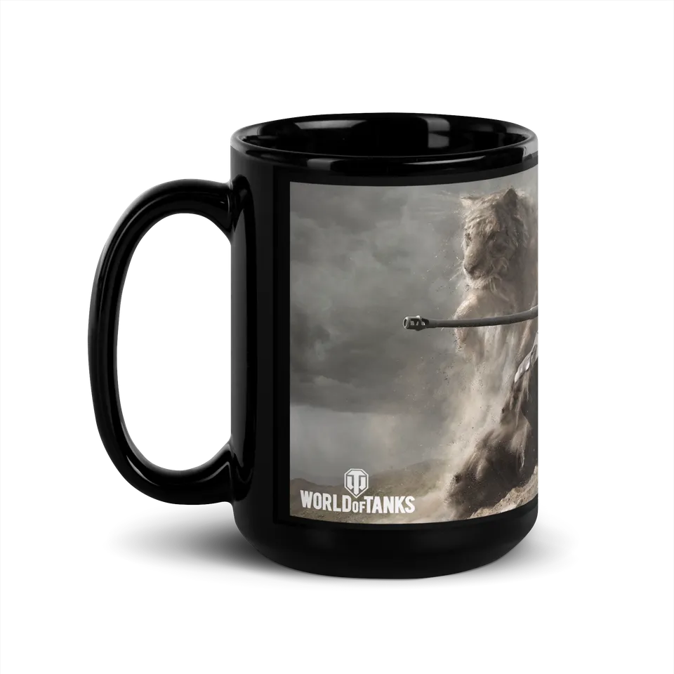 World of Tanks TankFest 2025 Tiger II tazza ceramica nera