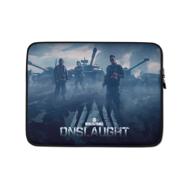 World of Tanks Onslaught 2025 custodia laptop 15 pollici neoprene