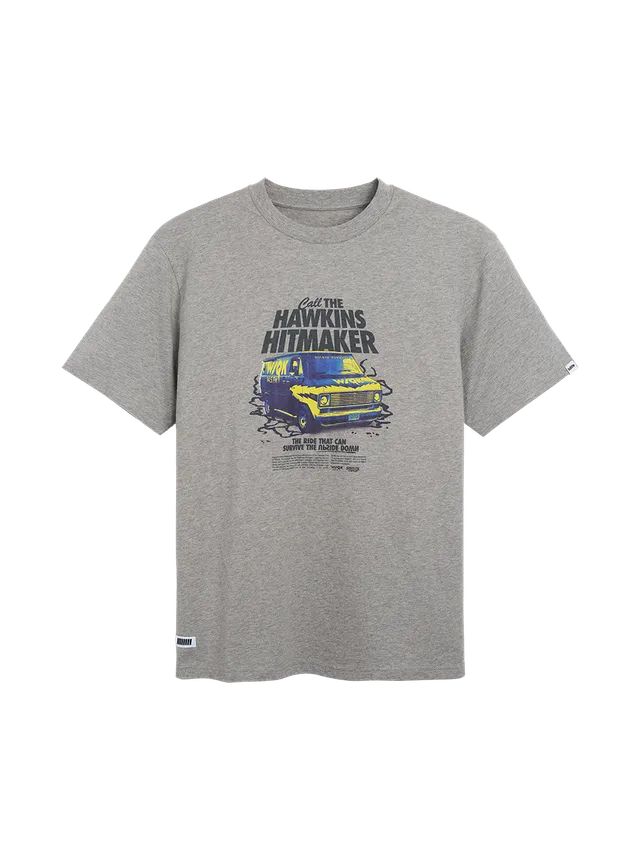 Fulllife WSQK Radio t-shirt Stranger Things cotone