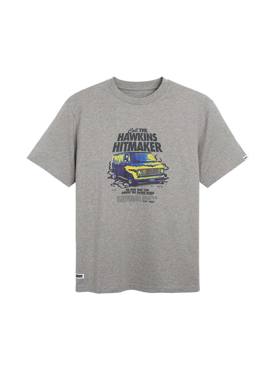 Fulllife WSQK Radio t-shirt Stranger Things cotone