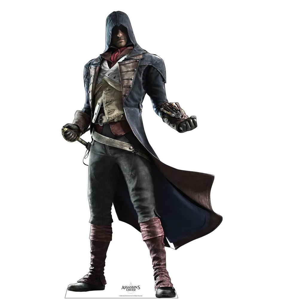 Ubisoft Assassin's Creed Unity Arno Dorian sagoma cartone 175 cm