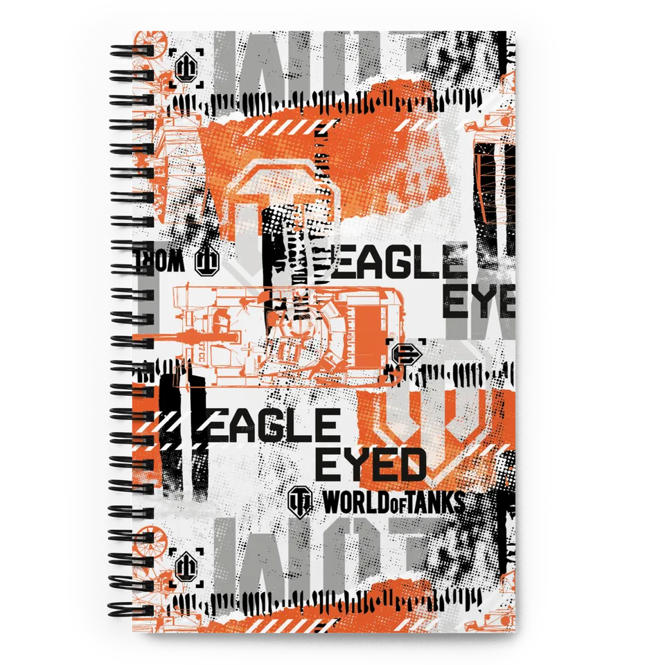 Eagle Eyed quaderno spiralato 140 pagine puntinate