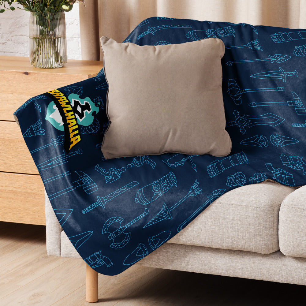 UBICollectibles Brawlhalla Pattern coperta sherpa 50x60in