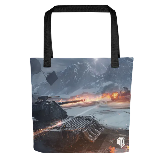 World of Tanks Steel Hunter tote bag shopper 39x39 poliestere
