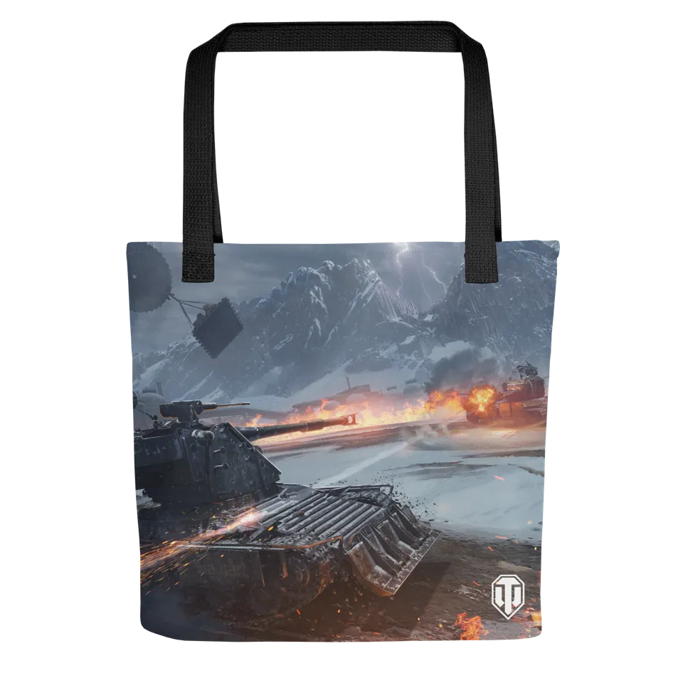 World of Tanks Steel Hunter tote bag shopper 39x39 poliestere