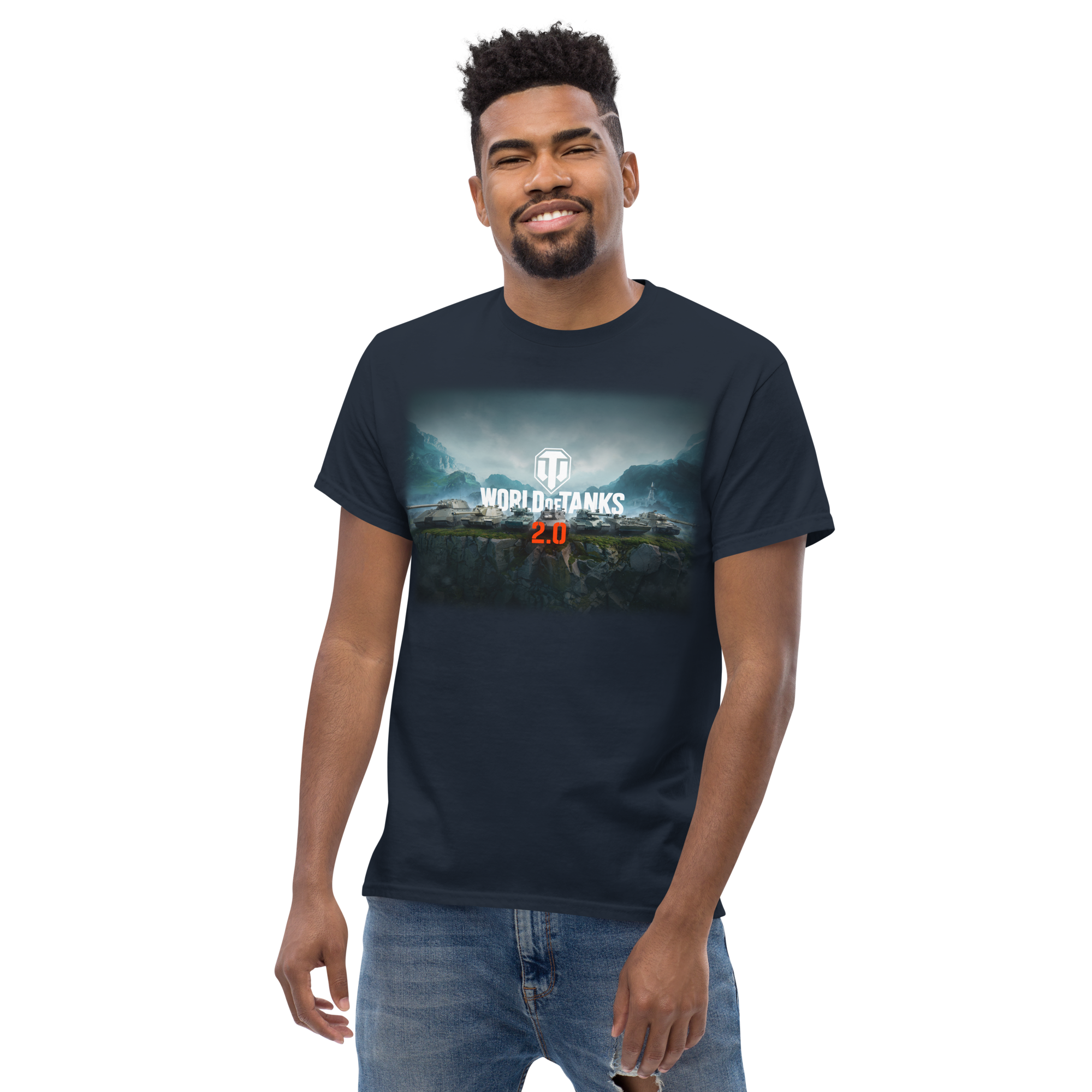 World of Tanks 2.0 Ridgeline Tee t-shirt blu navy