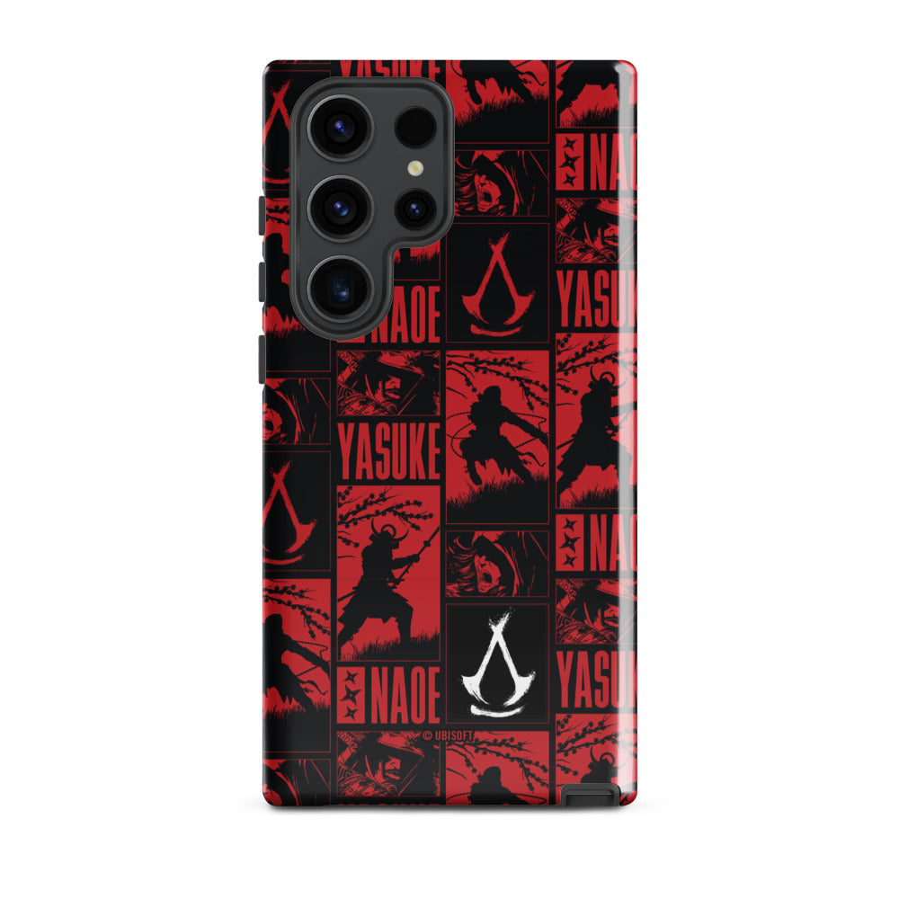 Ubisoft Assassin's Creed Names cover Samsung S24 Ultra doppia protezione