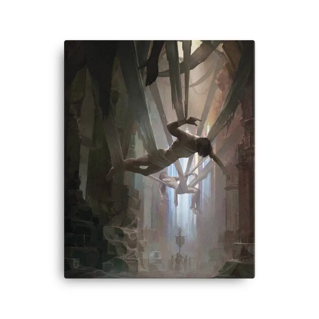 The Game Kitchen Blasphemous Sleeping Martyrs tela canvas